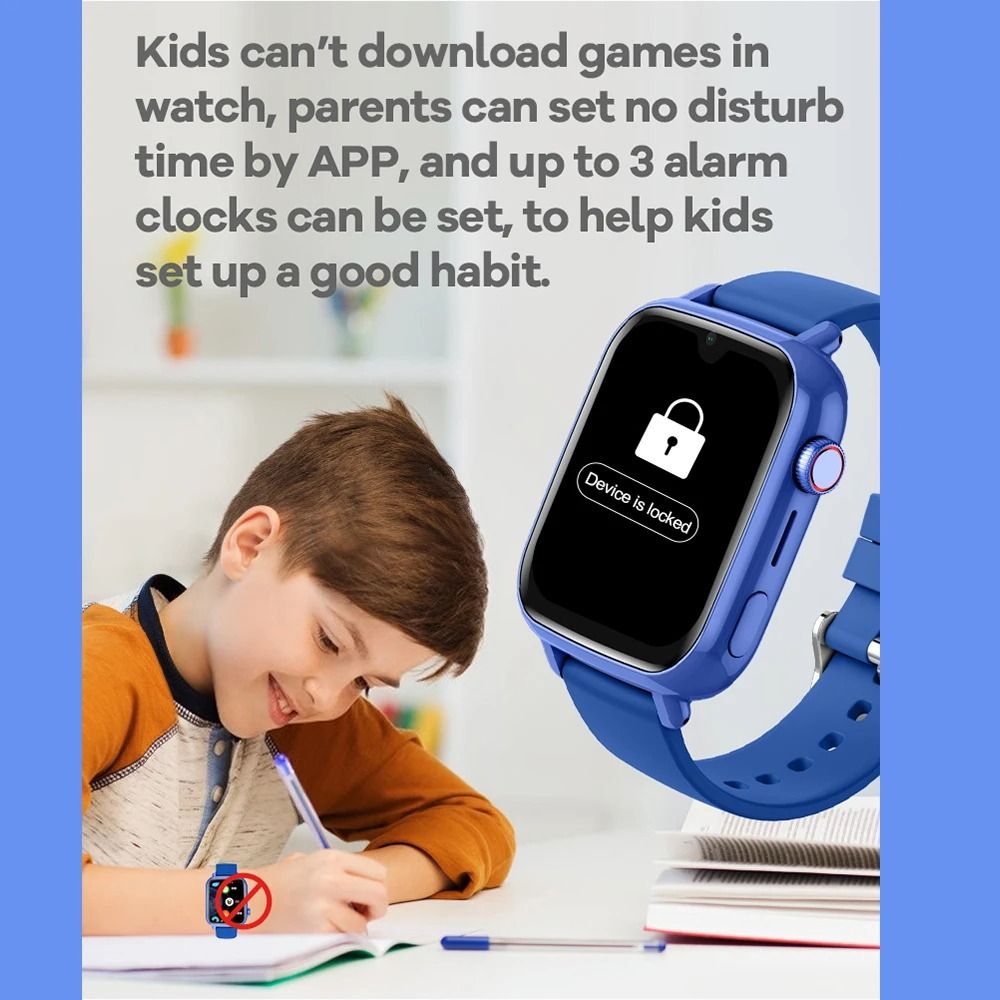 4G Kids GPS Safety Communication Smartwatch 4