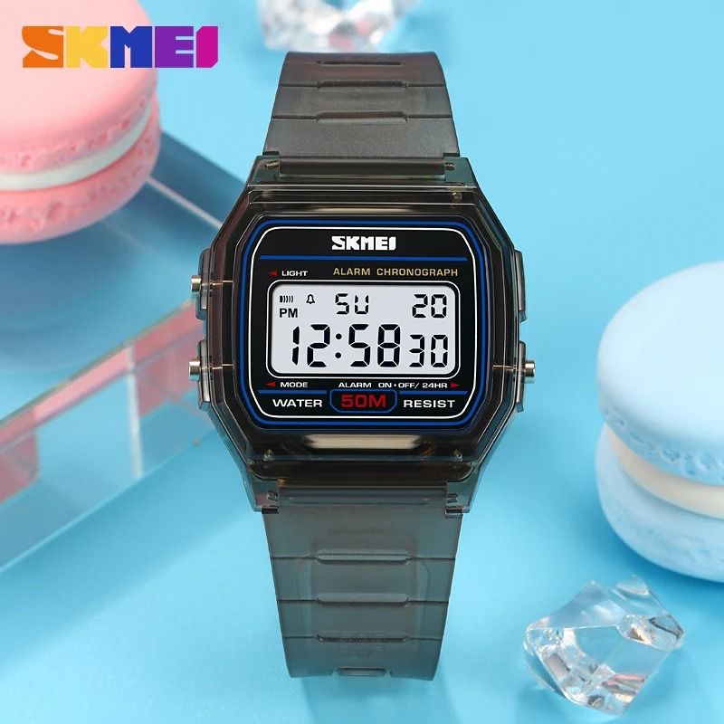 Retro Square Digital Sports Watch 5