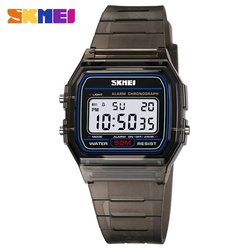 Retro Square Digital Sports Watch 7