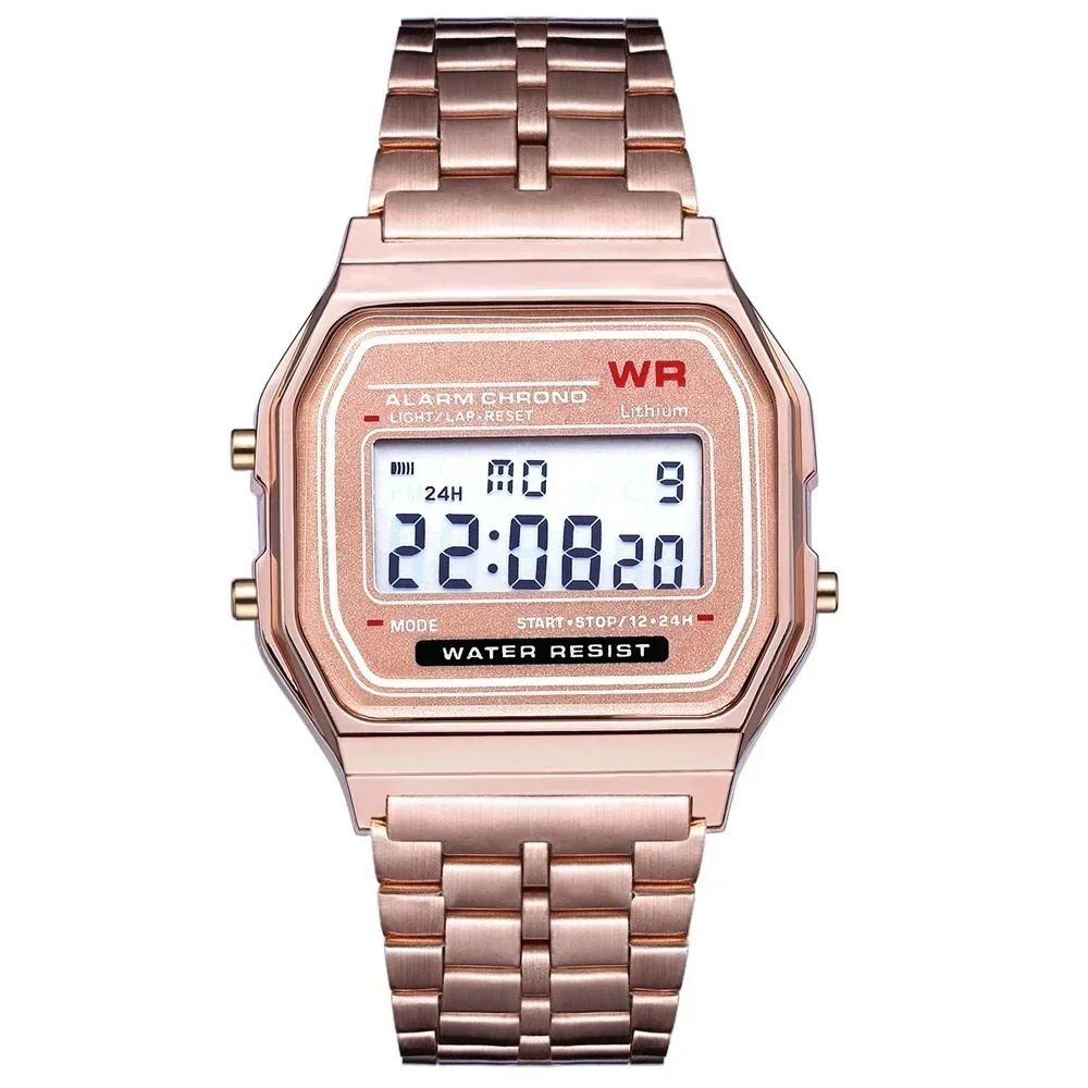 Retro Square Digital Display Electronic Watch 1