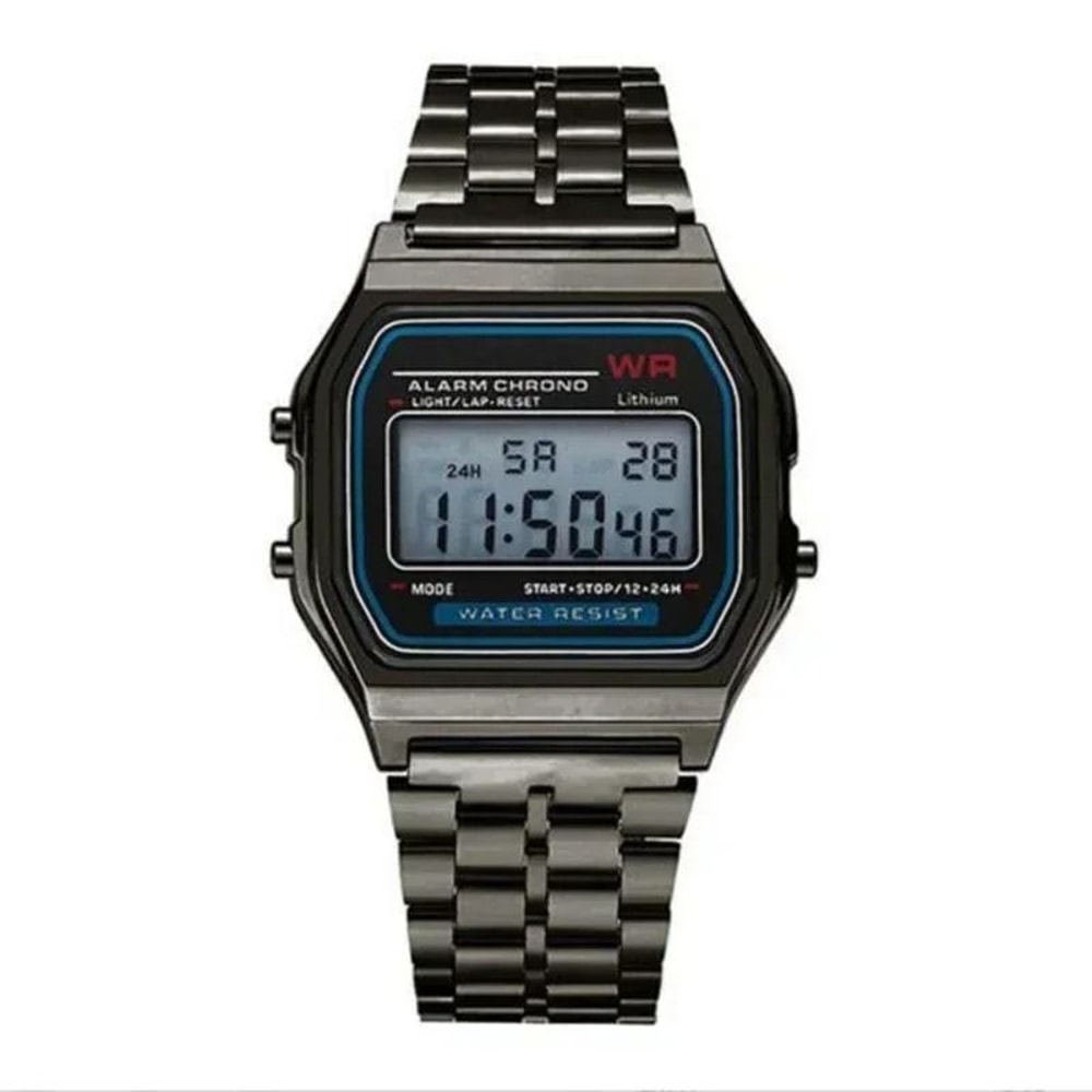 Retro Square Digital Display Electronic Watch 2