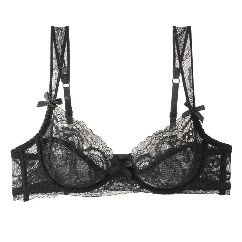 Sexy UltraThin French Lace PushUp Bra 7