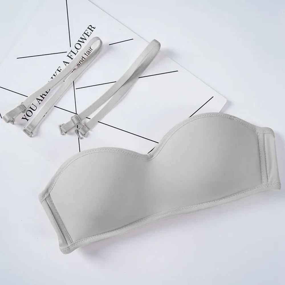 Seamless Invisible Strapless Party Wedding Bra 9