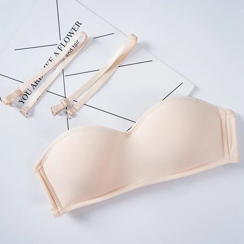 Seamless Invisible Strapless Party Wedding Bra 7