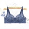 Plus Size Embroidery Lace PushUp Bra 10