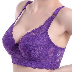 big size lace push-up bra