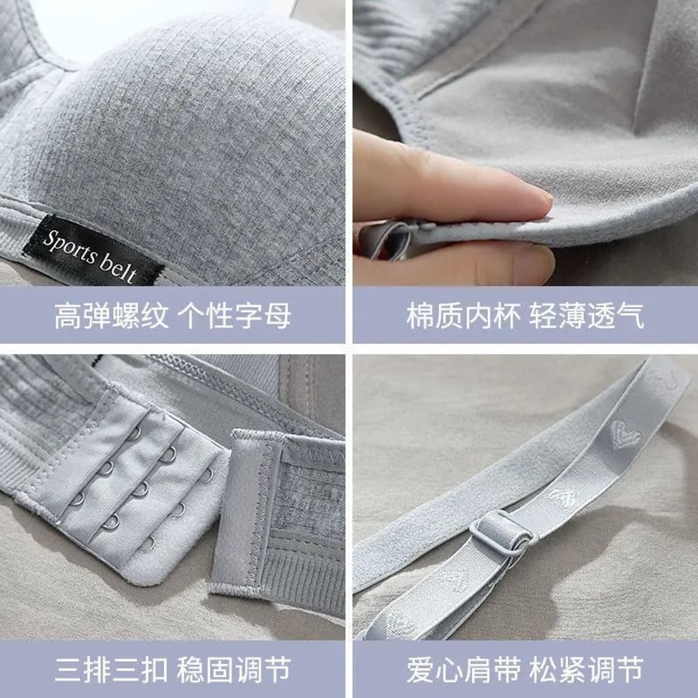 Cotton Comfort Seamless Wireless PushUp Bra 4