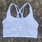 Solid Color CrossBack HighStrength Fitness Sports Bra 9