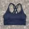 Solid Color CrossBack HighStrength Fitness Sports Bra 5