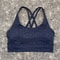 Solid Color CrossBack HighStrength Fitness Sports Bra 5