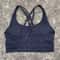 Solid Color CrossBack HighStrength Fitness Sports Bra 6
