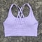 Solid Color CrossBack HighStrength Fitness Sports Bra 14