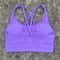 Solid Color CrossBack HighStrength Fitness Sports Bra 18