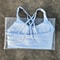 Solid Color CrossBack HighStrength Fitness Sports Bra 19