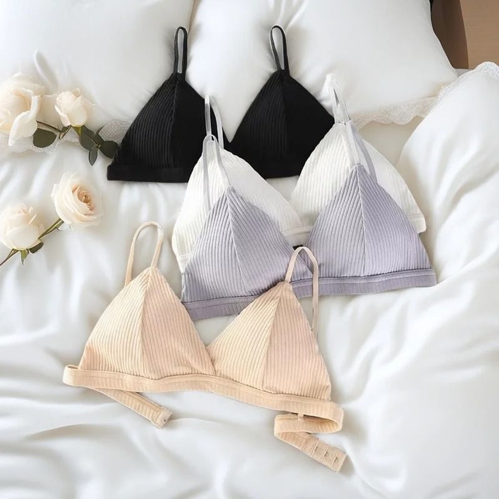 Essential Cotton Seamless PushUp Bralette 1