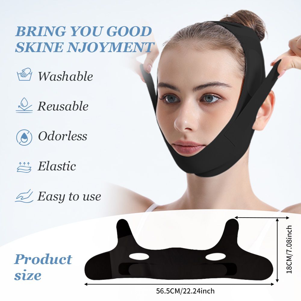 V Face Lifting Bandage Jawline Support Strap 7
