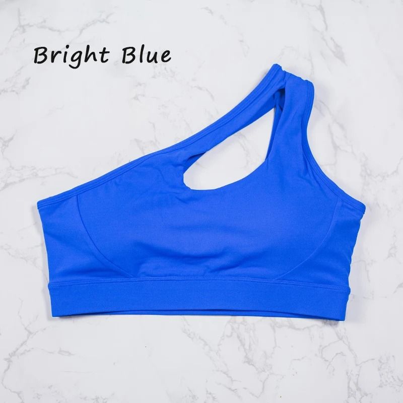Sexy OneShoulder HighStretch Sports Bra 6
