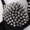Silver Rivets Punk Rave Gothic Bralette 4