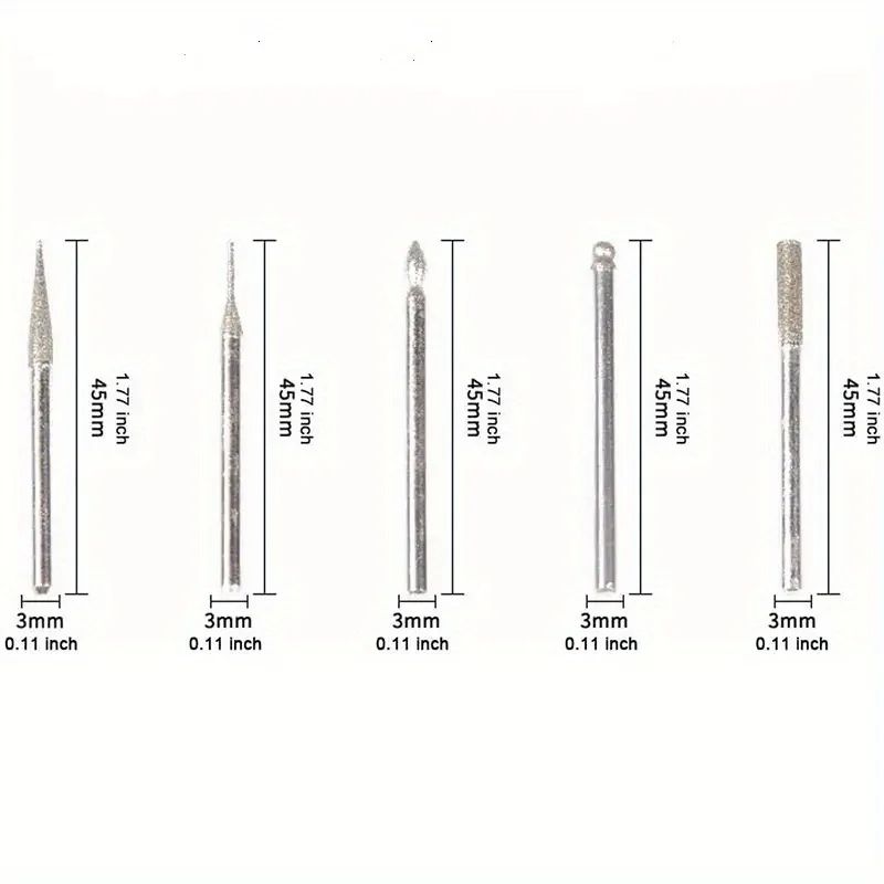 30Piece Diamond Burr Drill Bit Set 1