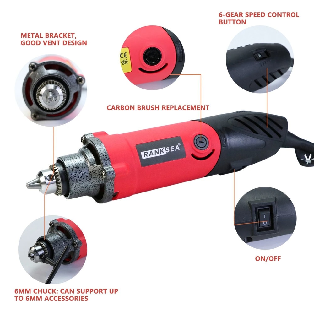 HighPower Corded Rotary Tool Kit 0