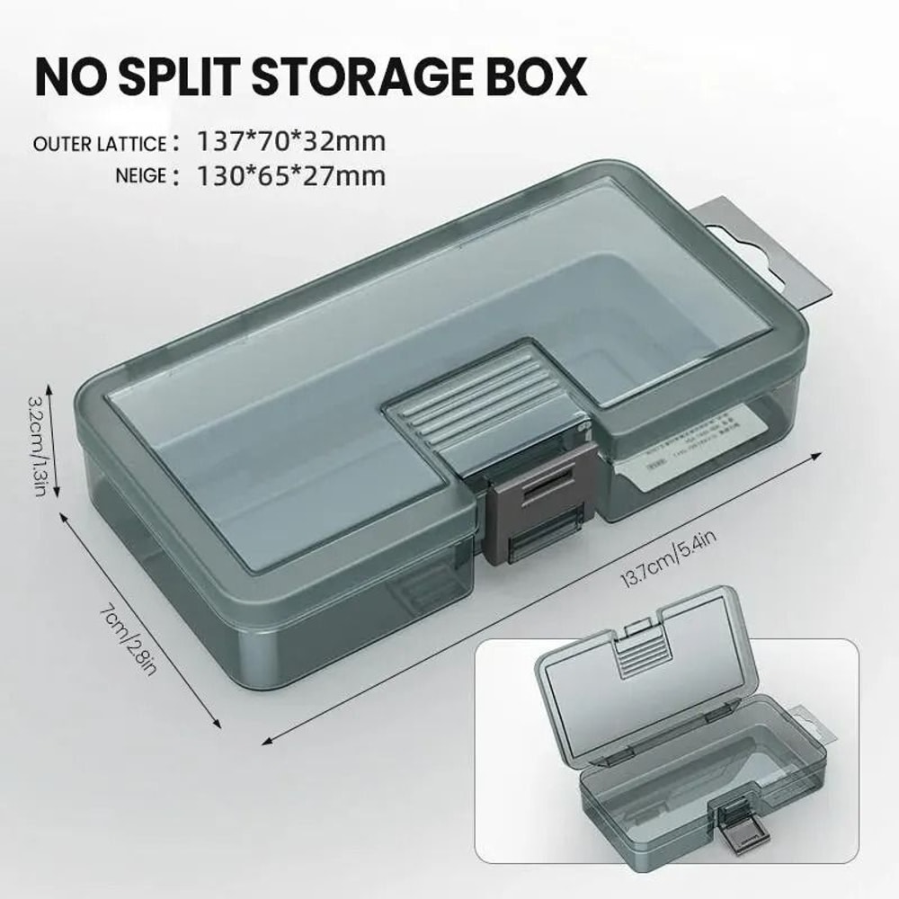Thickened Grid Tool Parts Storage Box 8