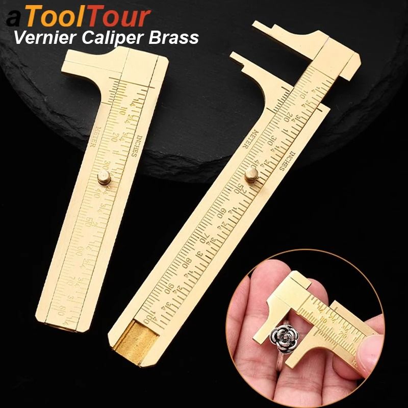Mini Brass Vernier Caliper 1