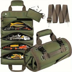 multi-purpose roll-up tool organizer