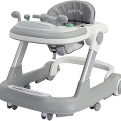2-in-1 foldable baby walker