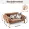 Raised Plush Cat Sofa Bed 1