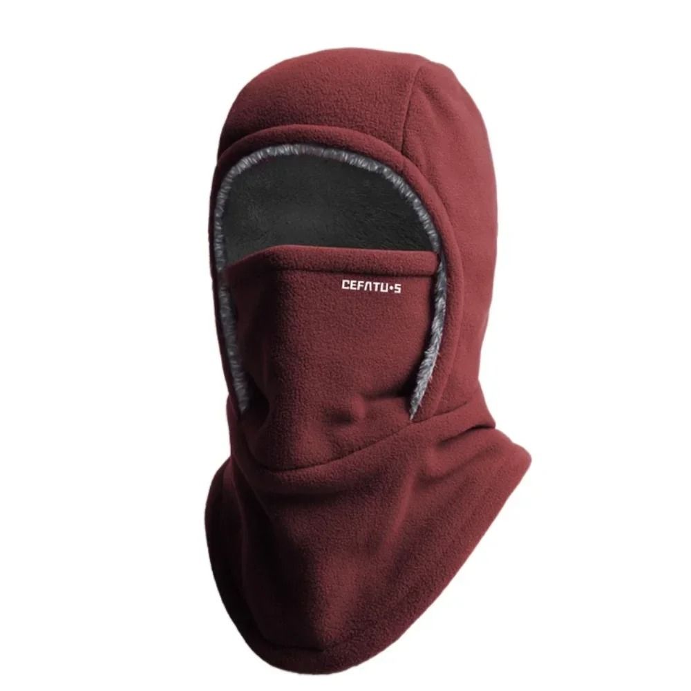 Thermal Windproof Winter Balaclava And Fleece Cycling Hood 9