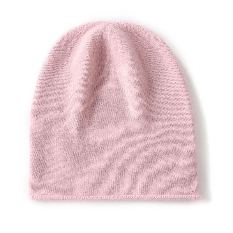 100 Pure Cashmere Knitted Beanie Hat UltraSoft Winter Warmth 10