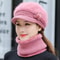 Elegant Winter Knitted Beanie And Scarf Set Faux Fur Lined Warmth 6