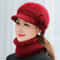 Elegant Winter Knitted Beanie And Scarf Set Faux Fur Lined Warmth 10