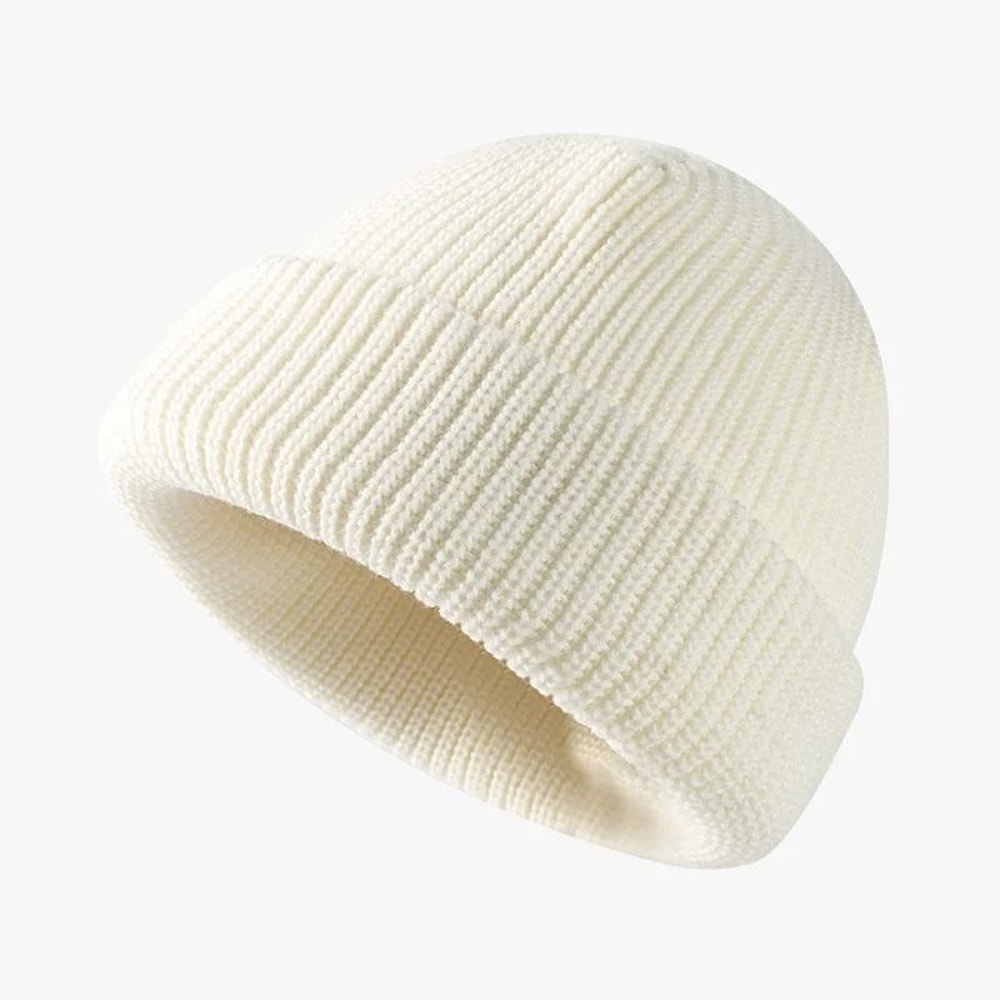 Short Style Knitted Beanie Unisex Autumn And Winter Woolen Hat 6