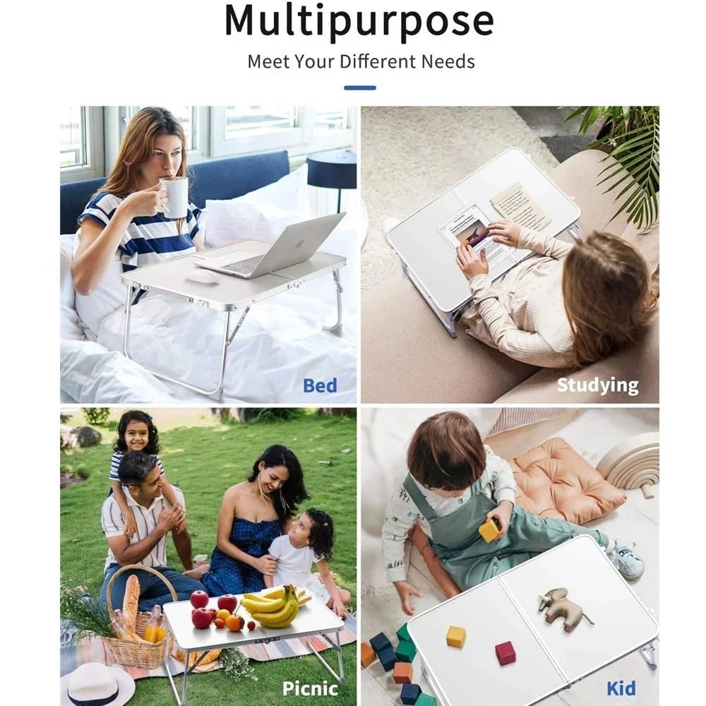 Portable Foldable Laptop Bed Desk Lightweight Study And Breakfast Table 5