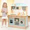 Interactive Wooden Play Kitchen Premium Toddler Culinary Playset 5