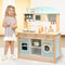 Interactive Wooden Play Kitchen Premium Toddler Culinary Playset 5