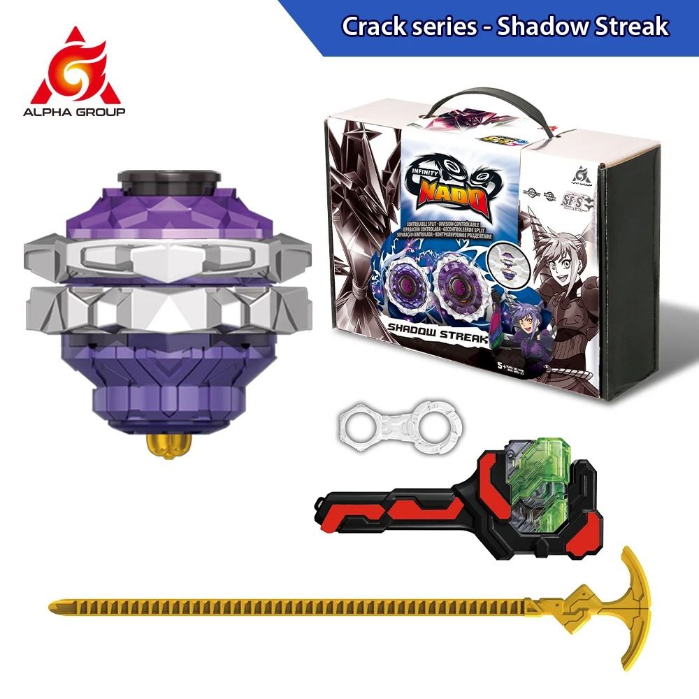 Infinity Nado 3 Crack Series 2in1 Split Metal Battle Gyroscope 9