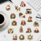 50Piece Creative Retro Christmas Vinyl Sticker Set 3