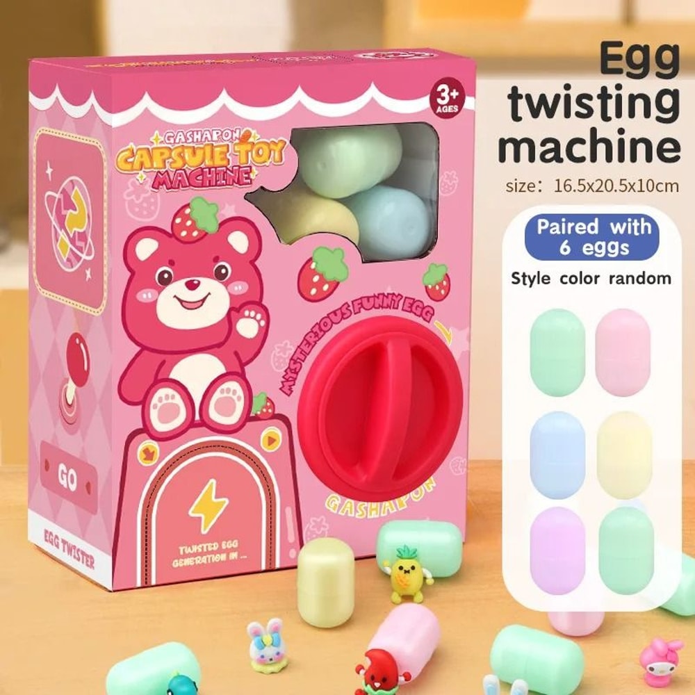 Mini Claw Machine And Capsule Toy Interactive Surprise Egg Dispenser 10