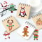 8Piece Christmas Snowman Make A Face Puzzle Stickers 5