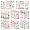 8Piece Christmas Snowman Make A Face Puzzle Stickers 6