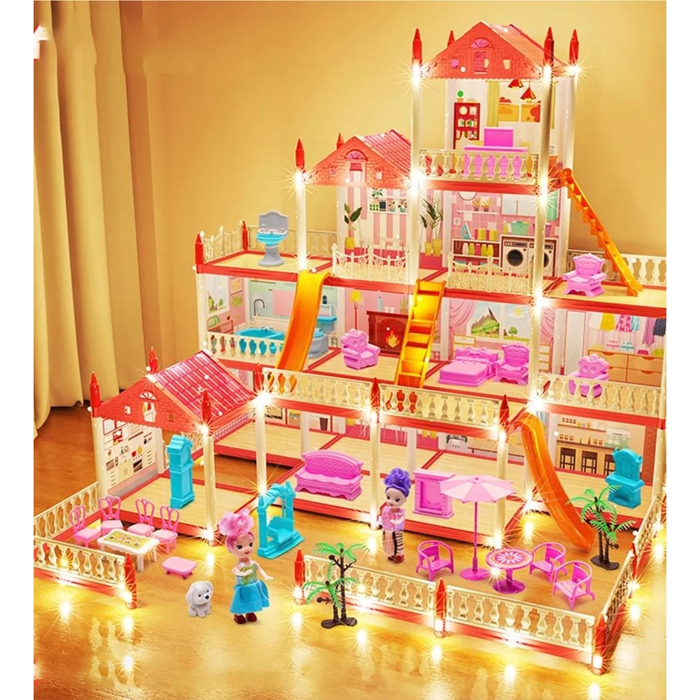 3D DIY Dream Princess Castle Childrens Musical Assembly Villa 1
