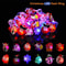 Christmas LED Flashing Rings Festive Party LightUp Toy Set 1