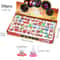 Christmas LED Flashing Rings Festive Party LightUp Toy Set 3