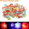 Christmas LED Flashing Rings Festive Party LightUp Toy Set 4