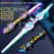 DoubleHeaded Retractable RGB Lightsaber 7Color SoundEffect Battle Sword 1