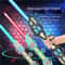 DoubleHeaded Retractable RGB Lightsaber 7Color SoundEffect Battle Sword 2