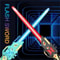 DoubleHeaded Retractable RGB Lightsaber 7Color SoundEffect Battle Sword 5