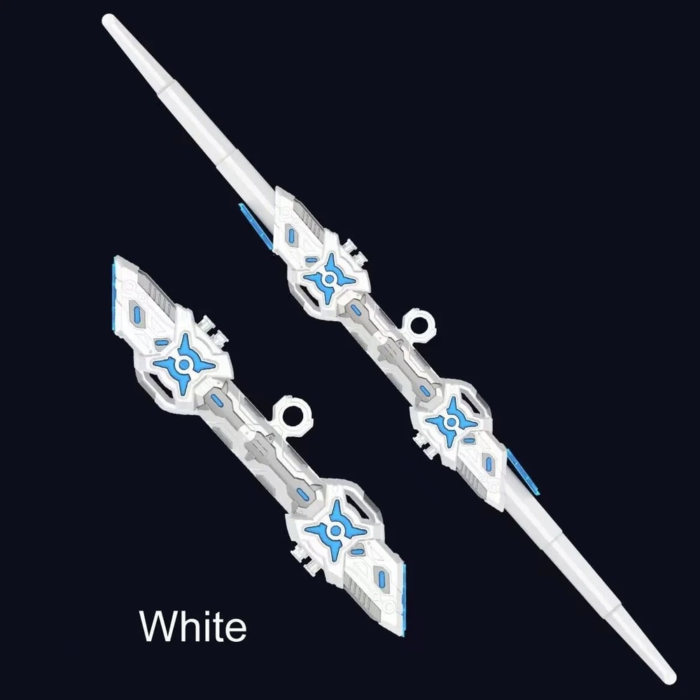 DoubleHeaded Retractable RGB Lightsaber 7Color SoundEffect Battle Sword 10